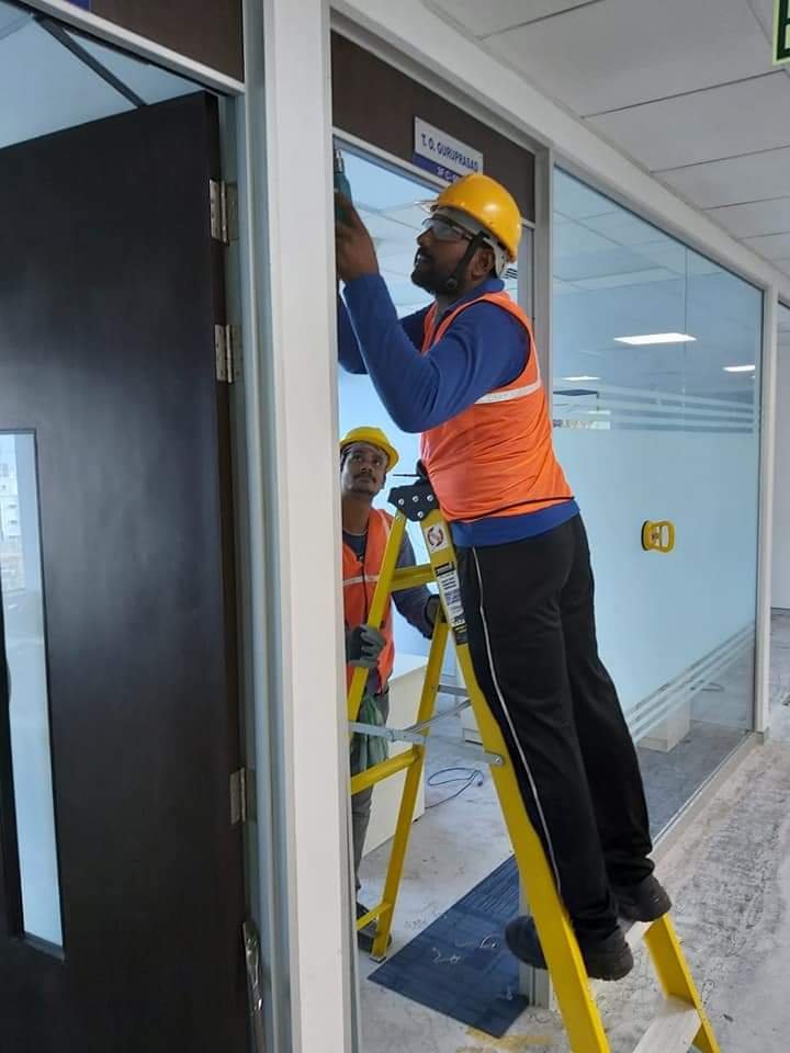 Office floor cleared for handover